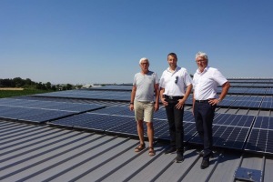 Photovoltaikanlage mit 53 kWp Anlagenspitzleistung am Dach des Bauhofes fertiggestellt!